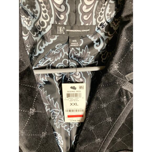 NEW Mens Cigar Coat Jacket I.N.C International Concepts XXL Soft Felt Like Outer - Picture 4 of 9